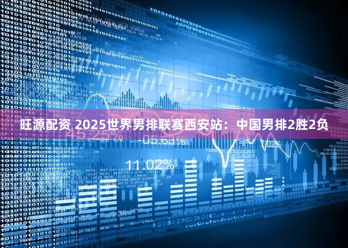 旺源配资 2025世界男排联赛西安站：中国男排2胜2负